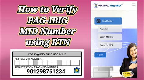pagibig rtn|pag ibig verify mid number.
